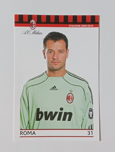 Cartolina milan roma stagione - roma,